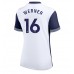 Maillot de foot Tottenham Hotspur Timo Werner #16 Domicile vêtements Femmes 2024-25 Manches Courtes